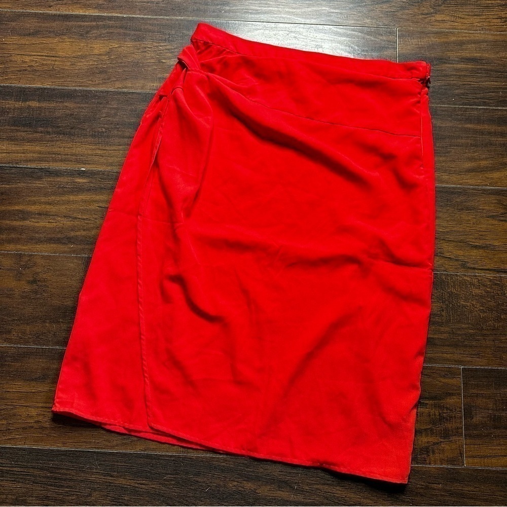 Noisy May Red Mabel Midi Skirt